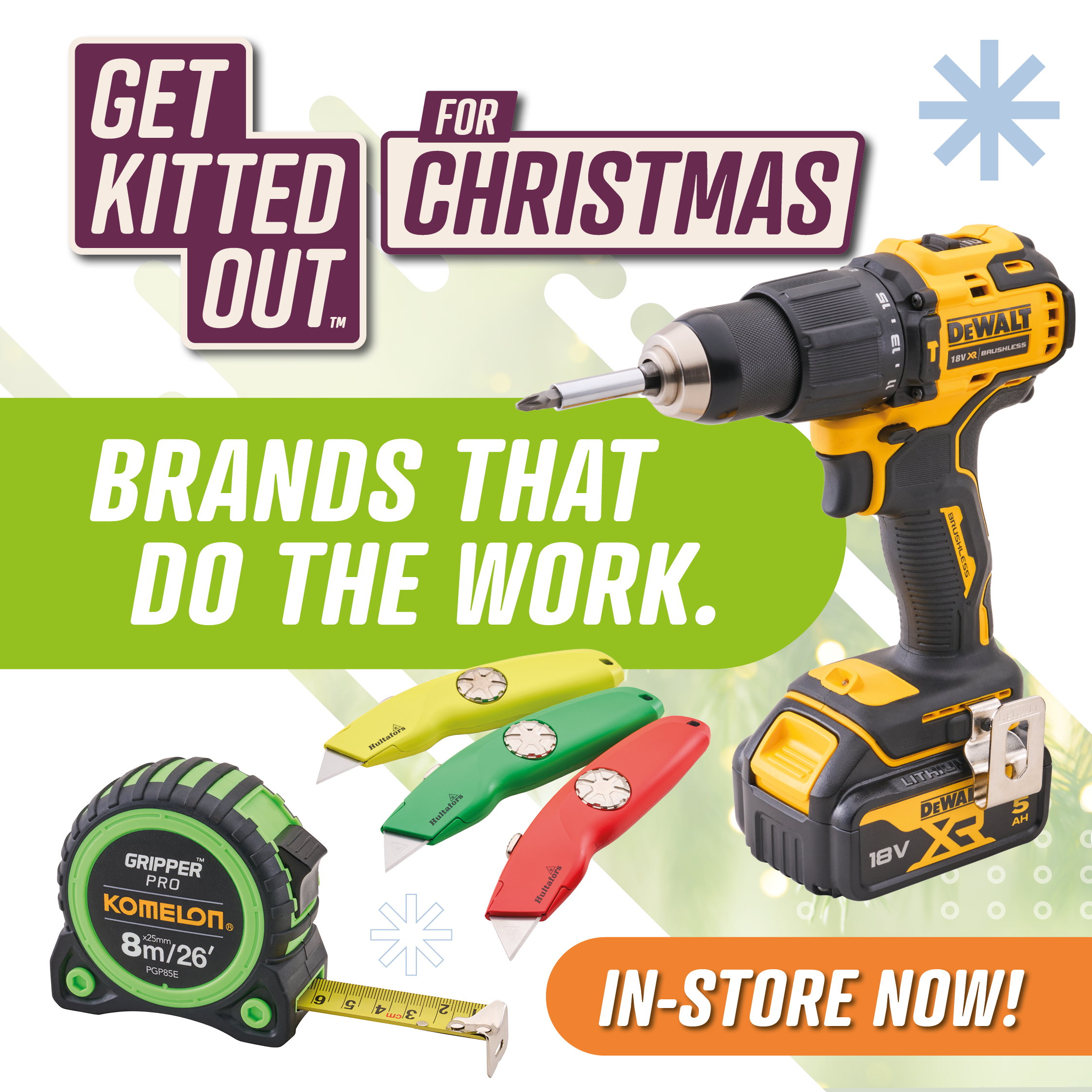 Get Kitted Out for Christmas 2026 – browse seasonal tools and gift offers at Richards